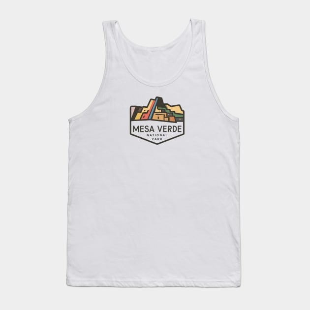 Mesa Verde National Park Landscape Tank Top by Perspektiva